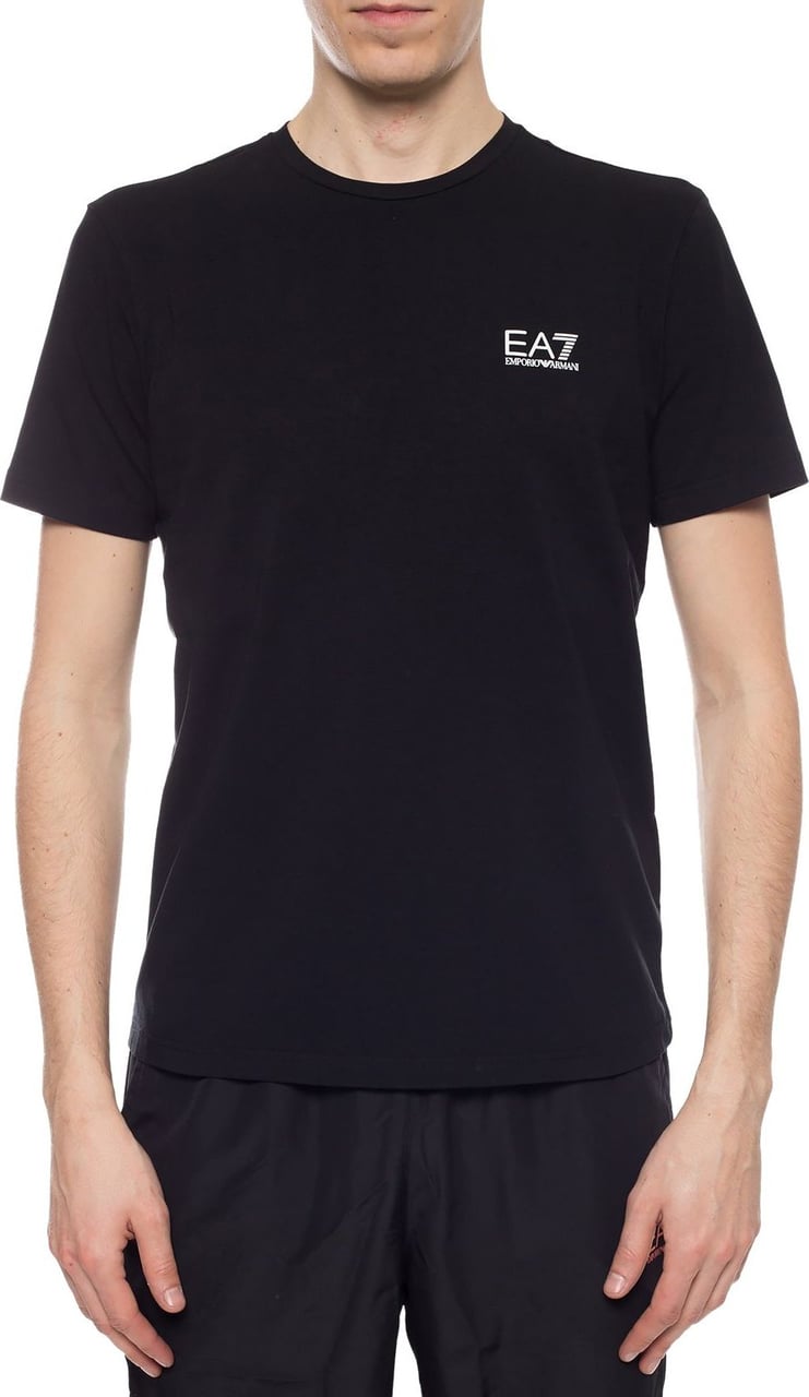 EA7 Armani Ea7 Heren T-shirt Zwart 8NPT52-PJM5Z/1200 Zwart