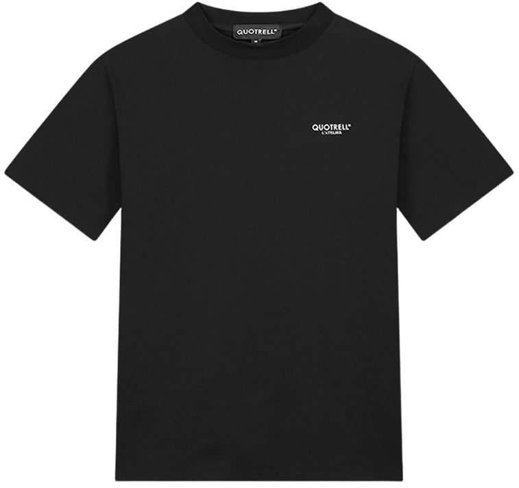 Quotrell Quotrell L'Atelier T-Shirt Zwart - Wit Zwart