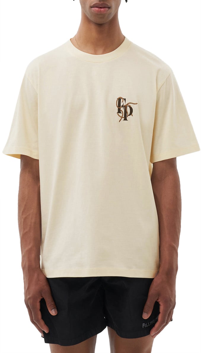 Filling Pieces T-Shirt FP Rope Off White Wit