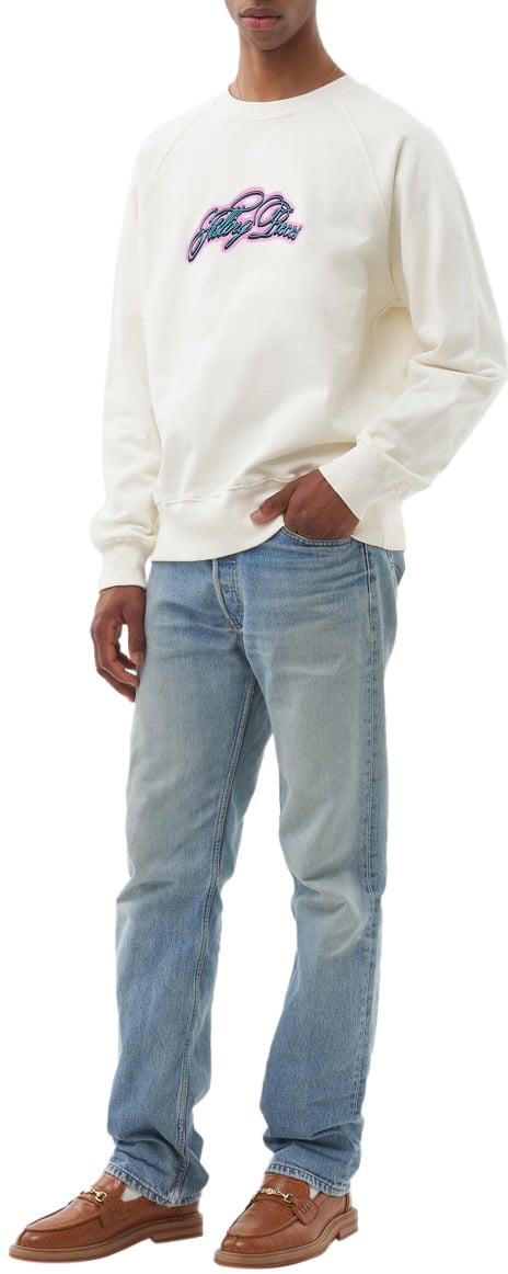 Filling Pieces Crewneck Glow Antique White Wit