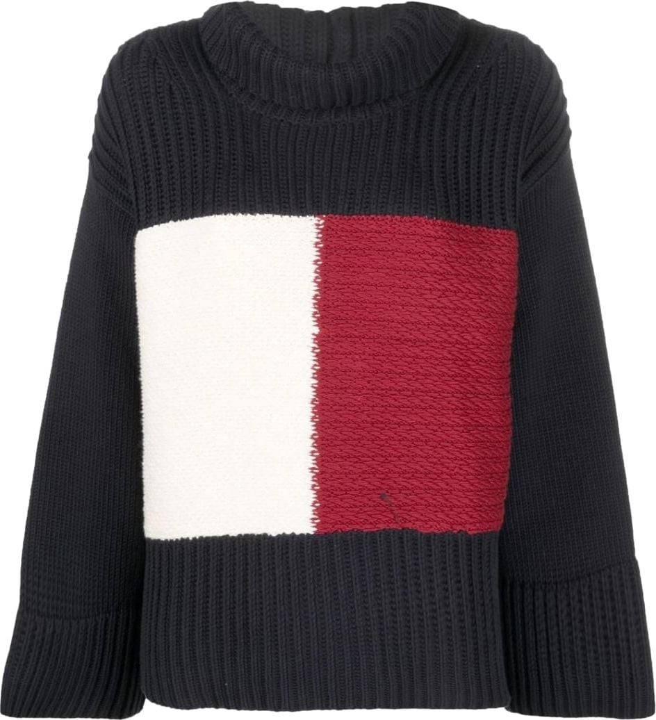 Tommy Hilfiger Th Collection Flag Icon Sweater Blauw