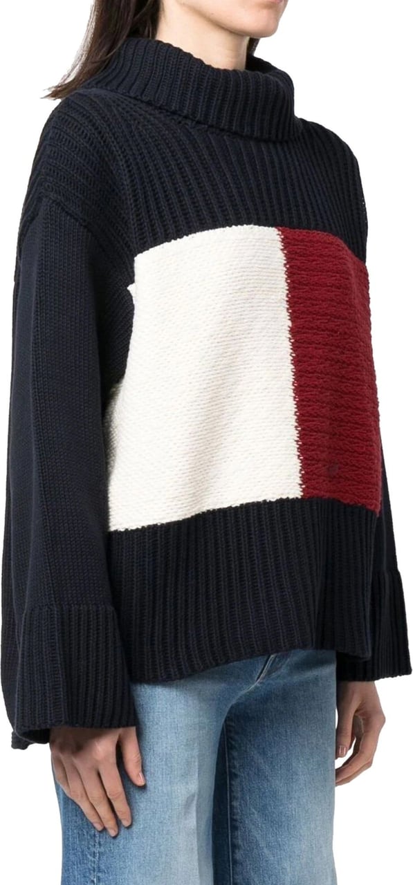 Tommy Hilfiger Th Collection Flag Icon Sweater Blauw