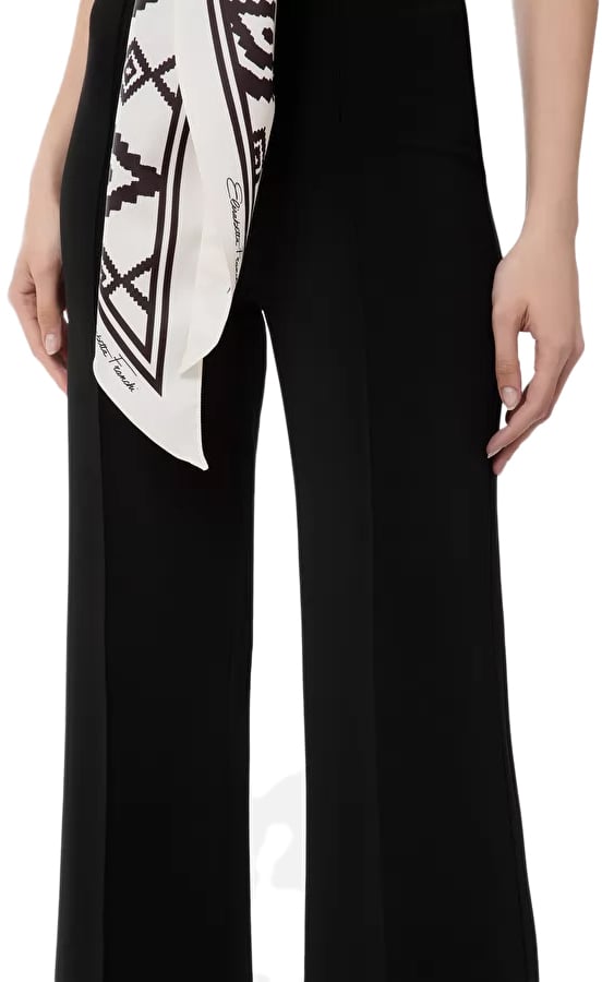 Elisabetta Franchi Trousers Black Zwart