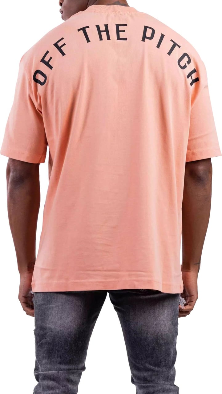 OFF THE PITCH Loose Fit Pitch T-Shirt Heren Oranje Oranje