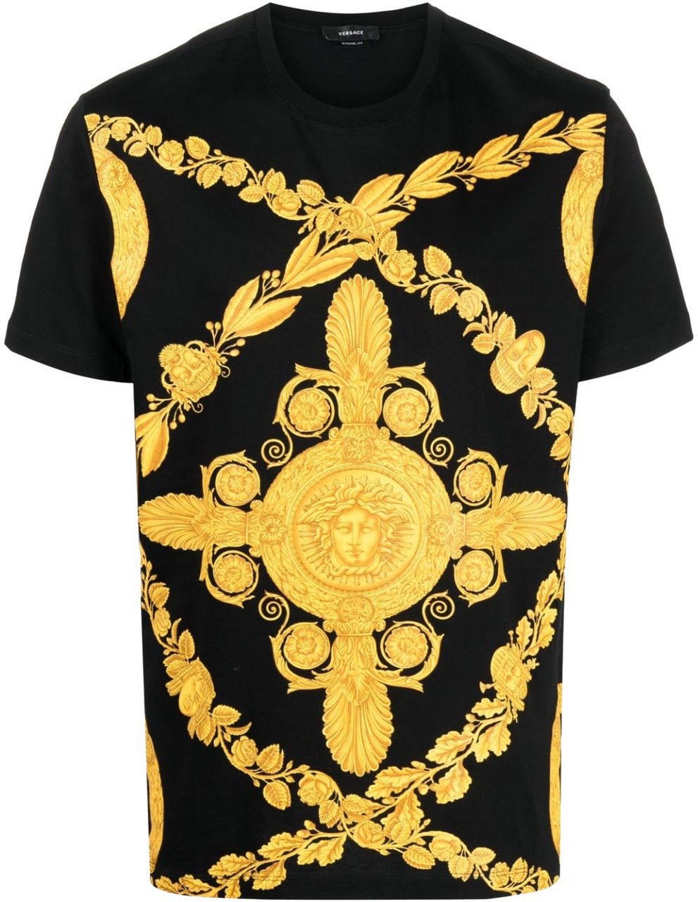 Versace T-shirts and Polos Black Black Zwart