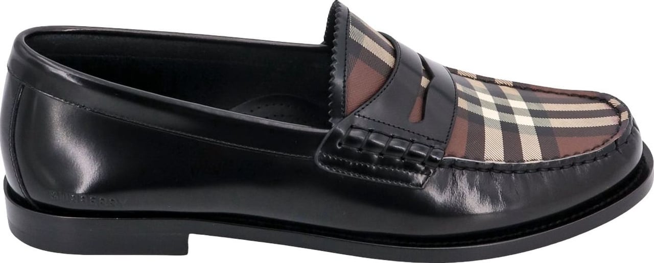 Burberry Leather loafer Zwart
