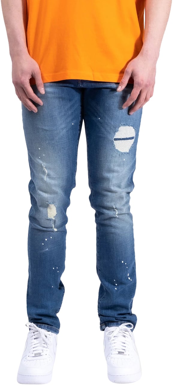 XPLCT Studios SIGN JEANS SANDWASH Blauw