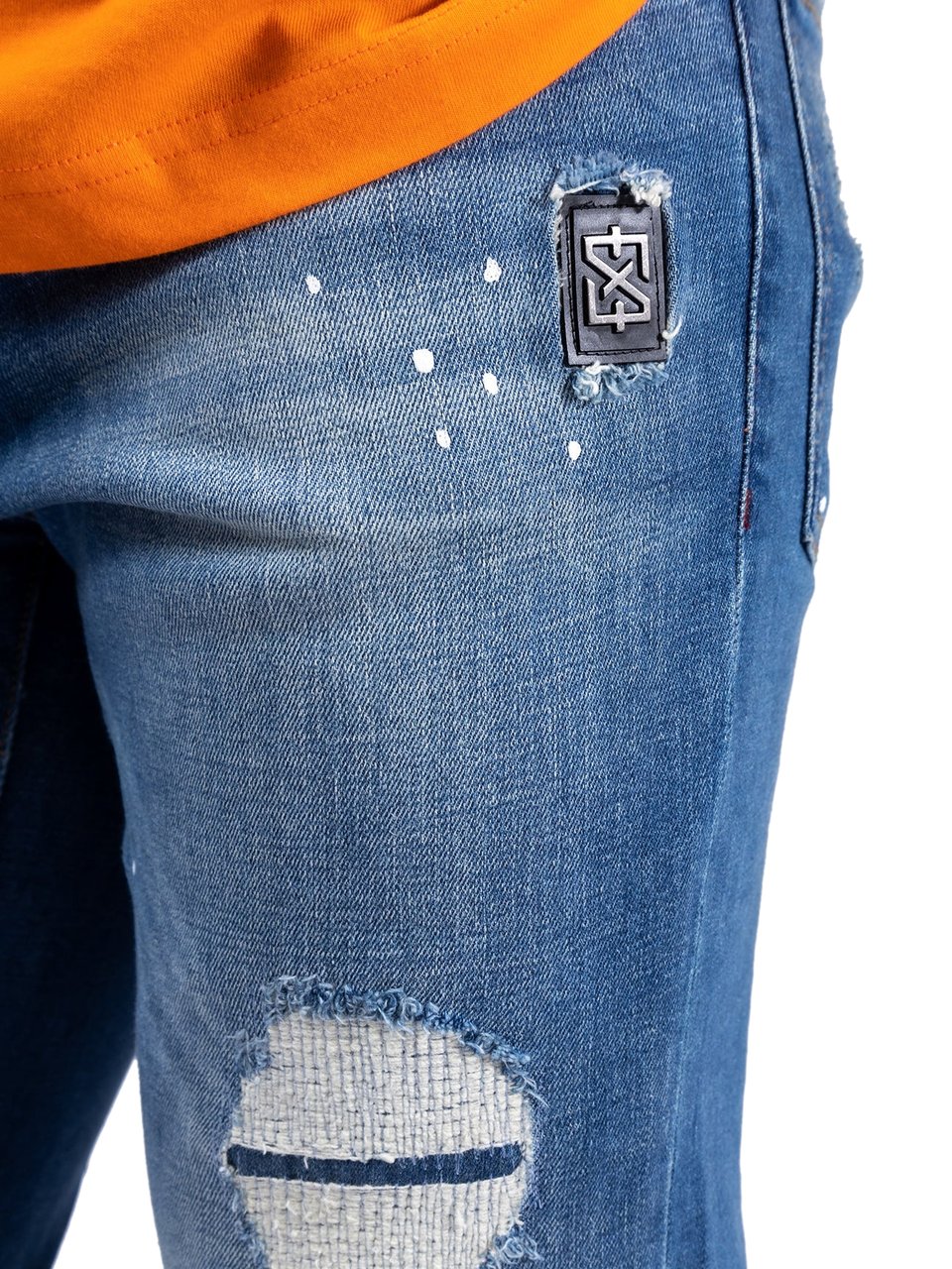 XPLCT SIGN JEANS SANDWASH Blauw