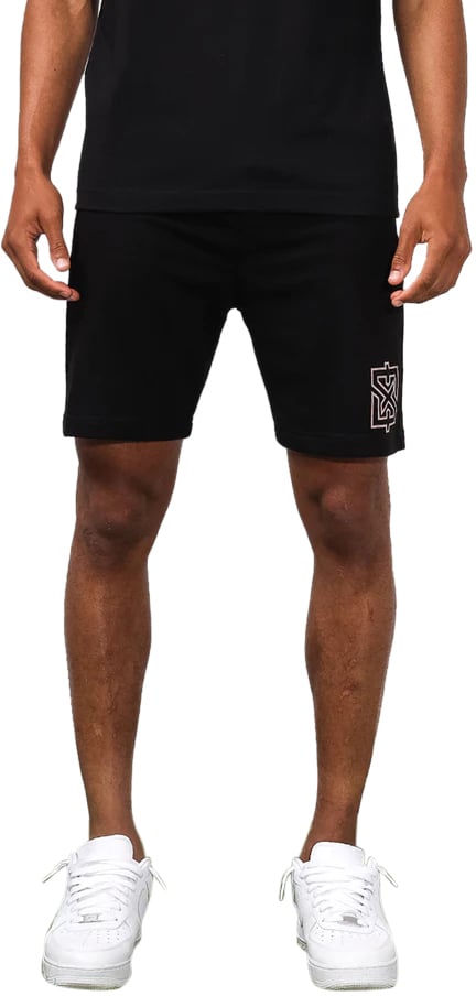 XPLCT Studios Currency Short Senior Black/Pink Zwart