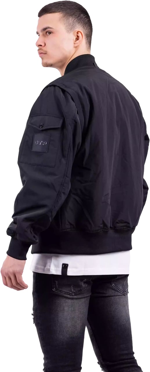 OFF THE PITCH Zip-Off Sleeve Jas Heren Zwart Zwart