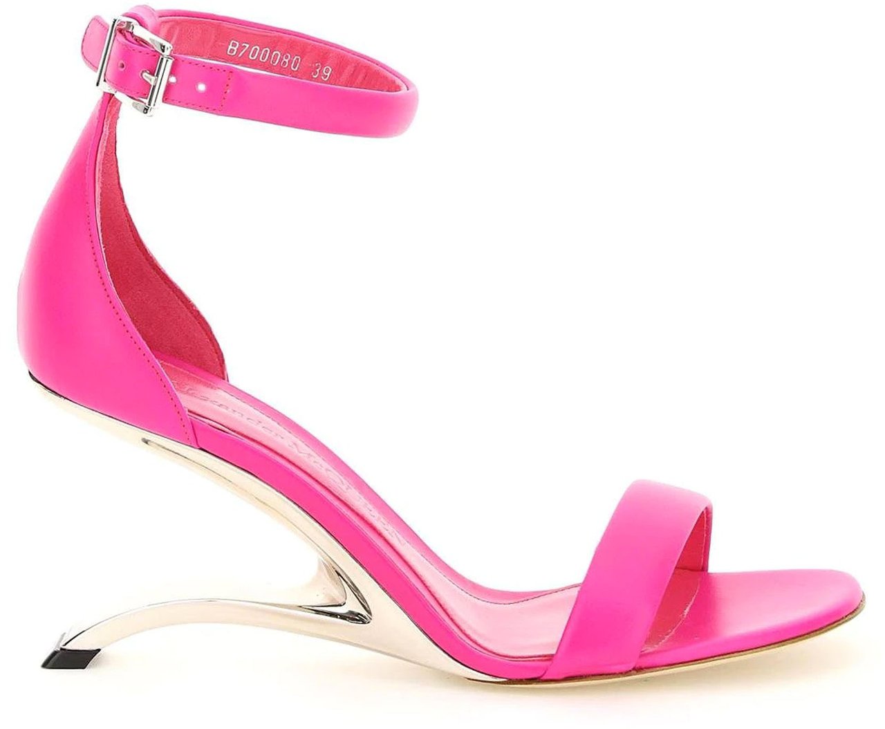 Alexander McQueen Alexander Mcqueen Leather Sandals Roze