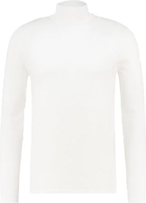 Purewhite Essential Knit Turtleneck - Off White Wit