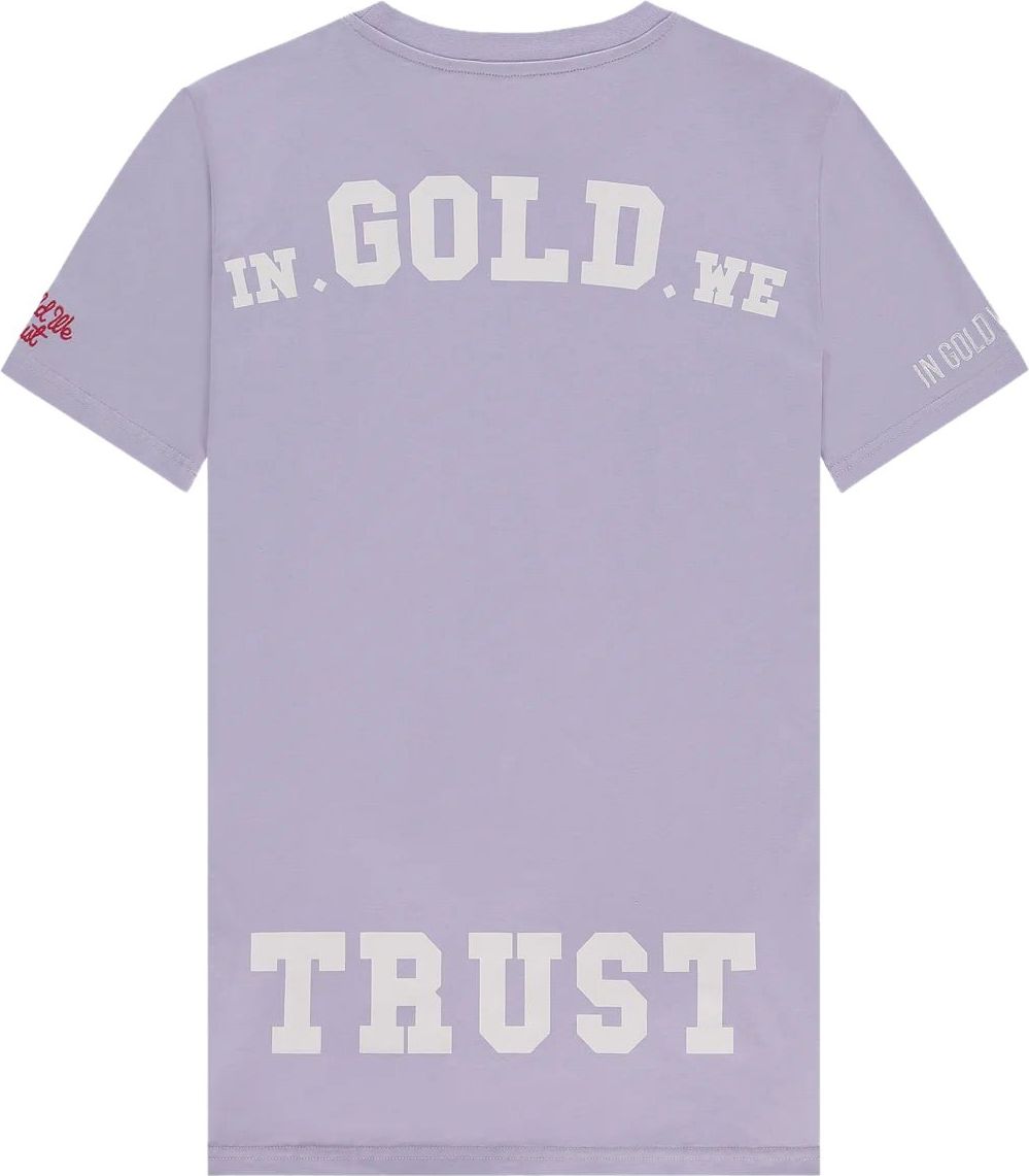 In Gold We Trust In Gold We Trust T-shirt The Pusha Lavender Paars