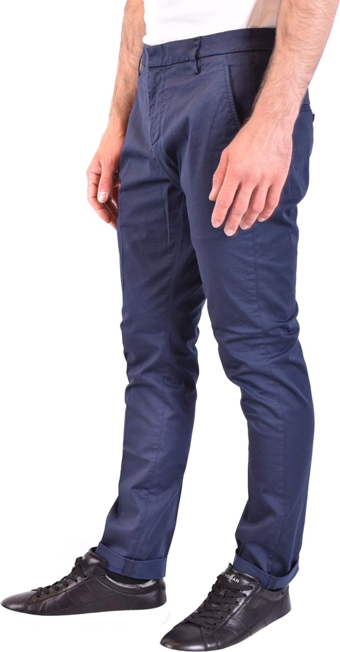 Dondup Trousers Cyan Blauw