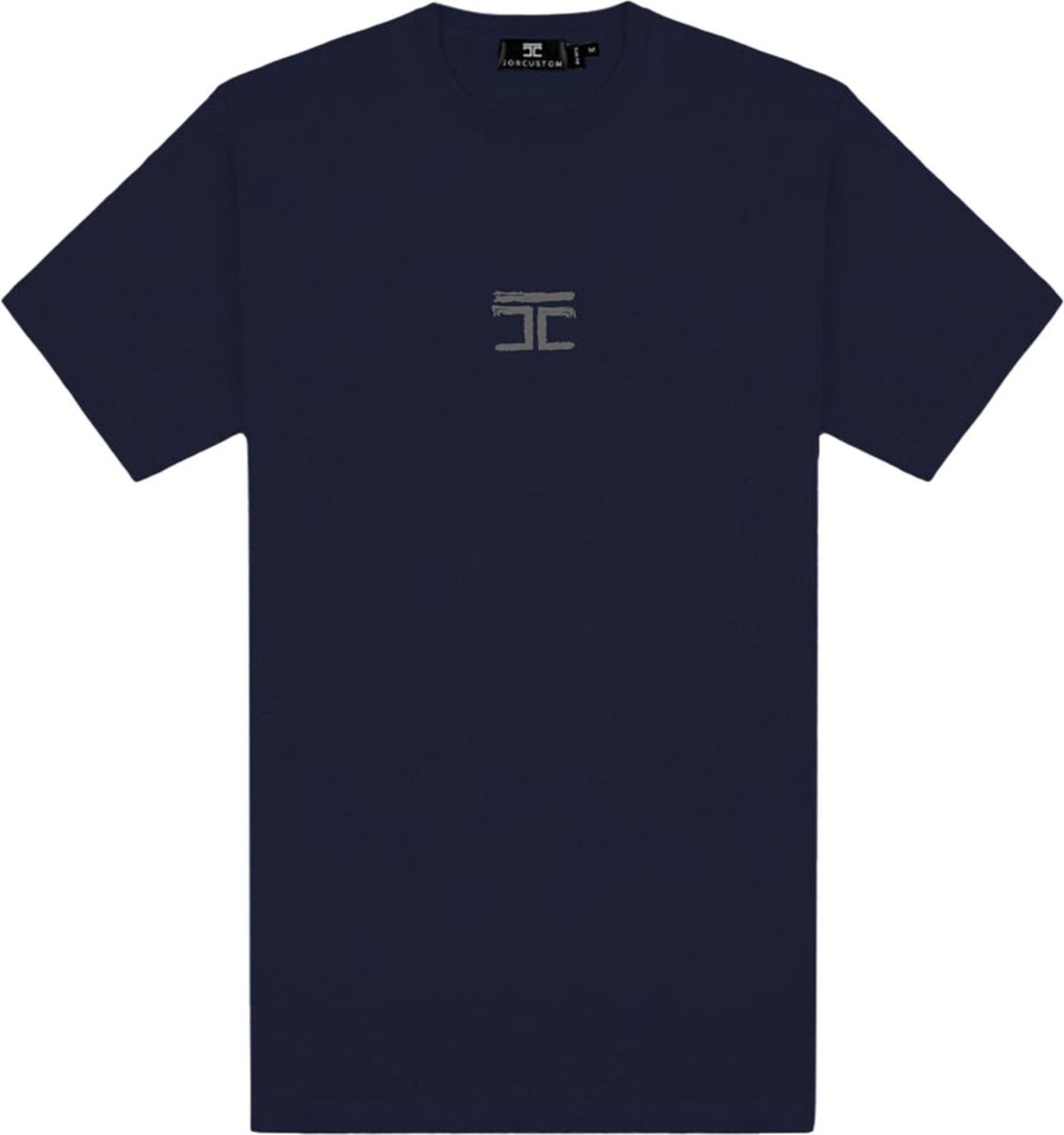 JORCUSTOM Artist Slim Fit T-Shirt Navy Blauw