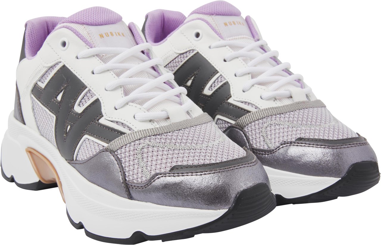 Nubikk Ross Trek Edge L | Zilveren Sneakers Zilver