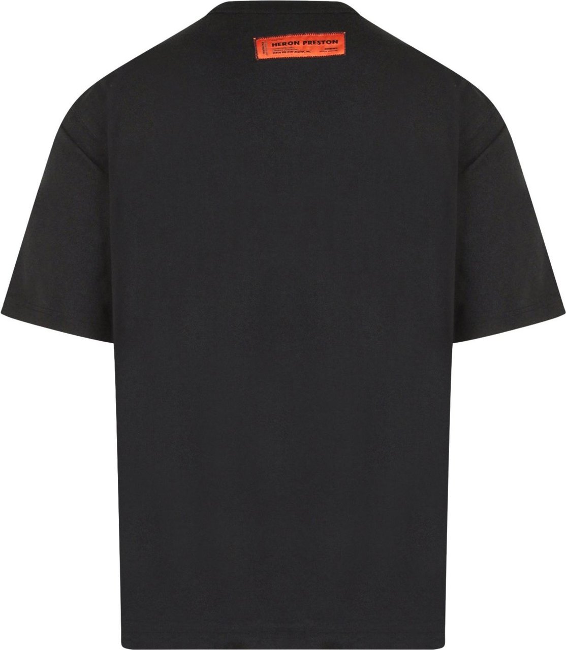 Heron Preston Organic cotton t-shirt with frontal print Zwart