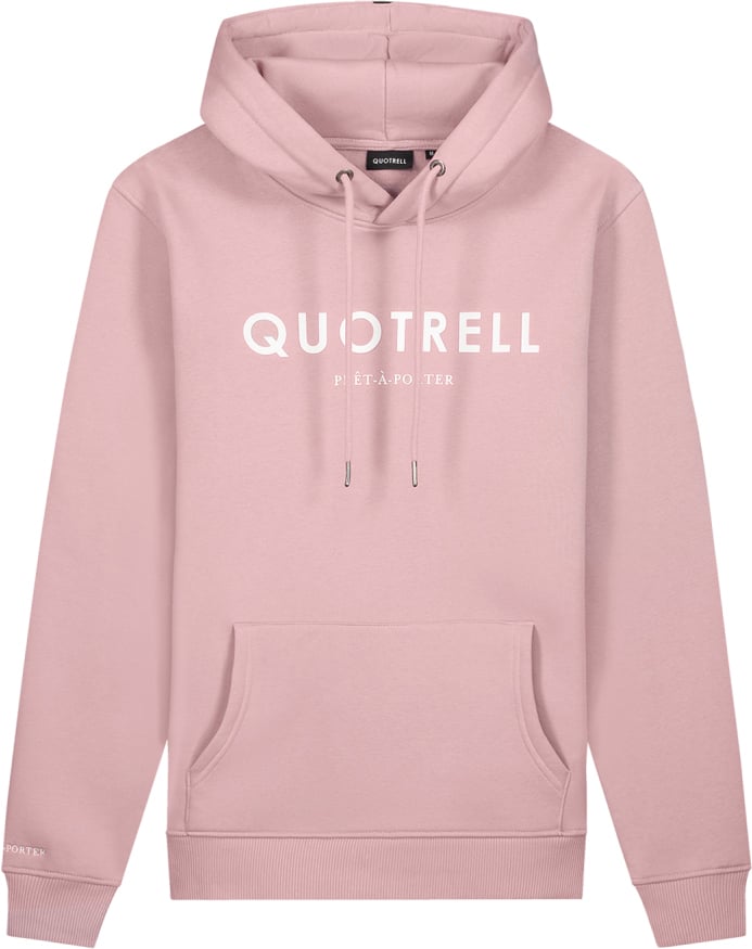 Quotrell Basic Hoodie | Mauve / White Roze