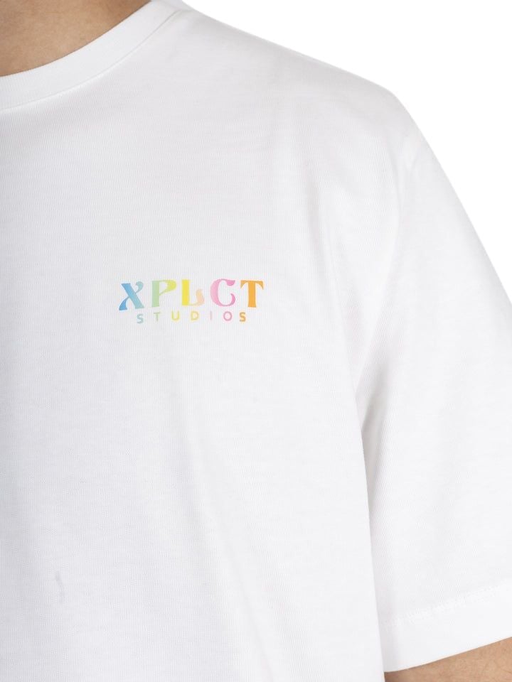 XPLCT Studios Pacific T-Shirt Heren Wit Wit