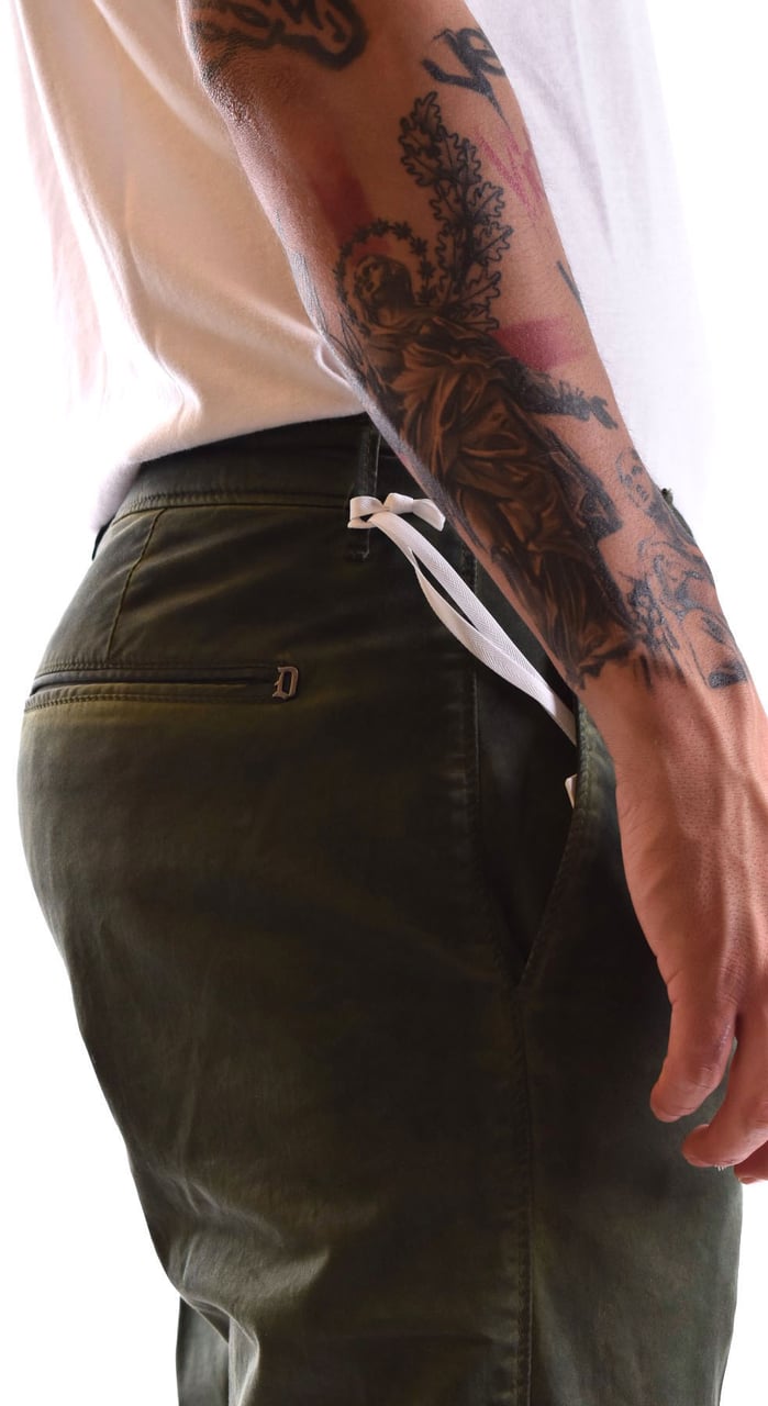 Dondup Trousers Green Groen