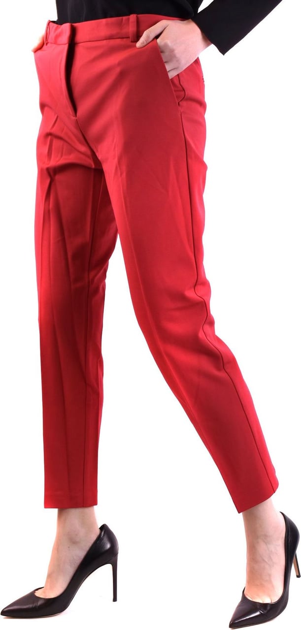 Pinko Trousers Red Rood