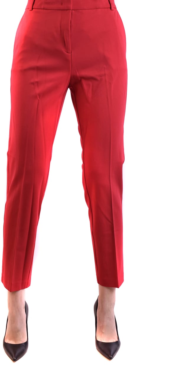 Pinko Trousers Red Rood