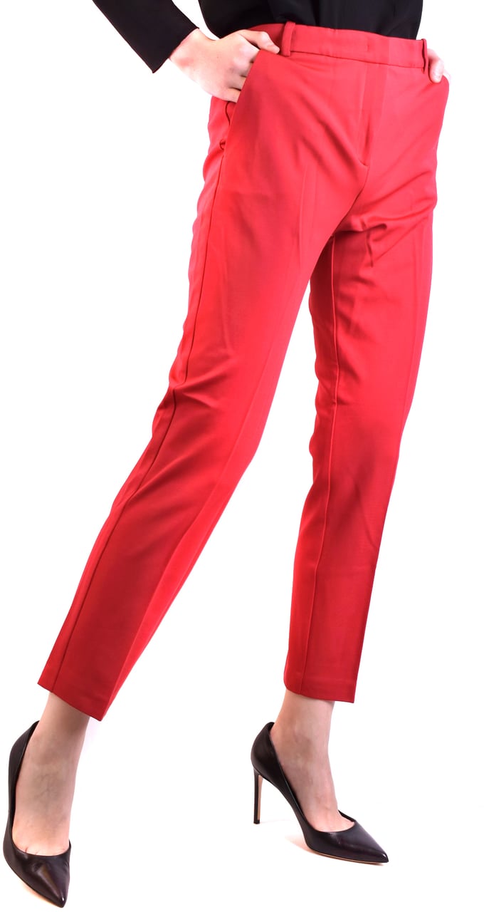 Pinko Trousers Red Rood