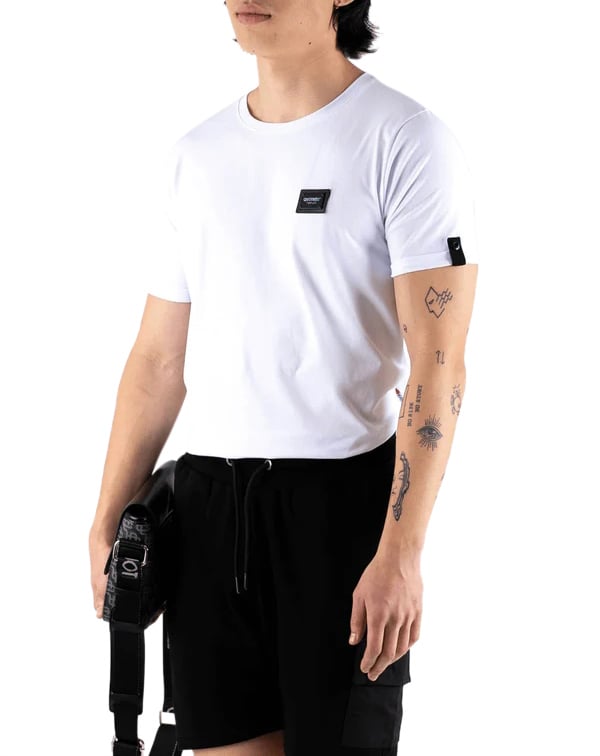 Quotrell Sacramento T-shirt | White/black Wit