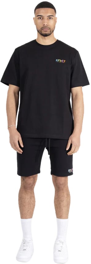 XPLCT Pacific T-Shirt Heren Zwart Zwart