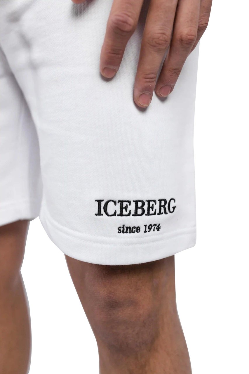 Iceberg E5 Bermuda Korte Broek Heren Wit Wit