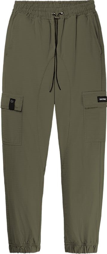 Quotrell Boston Cargo Pants | Army Green Groen