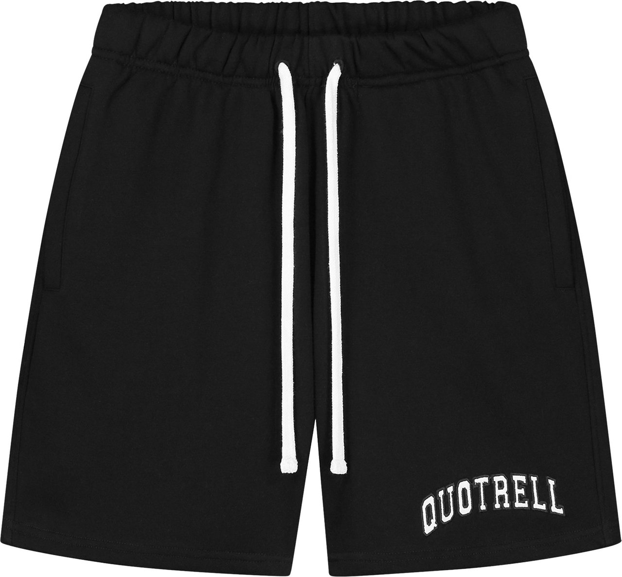 Quotrell University Shorts | Black/white Zwart