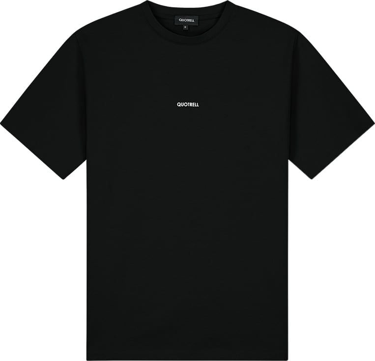 Quotrell Fusa T-shirt | Black/white Zwart