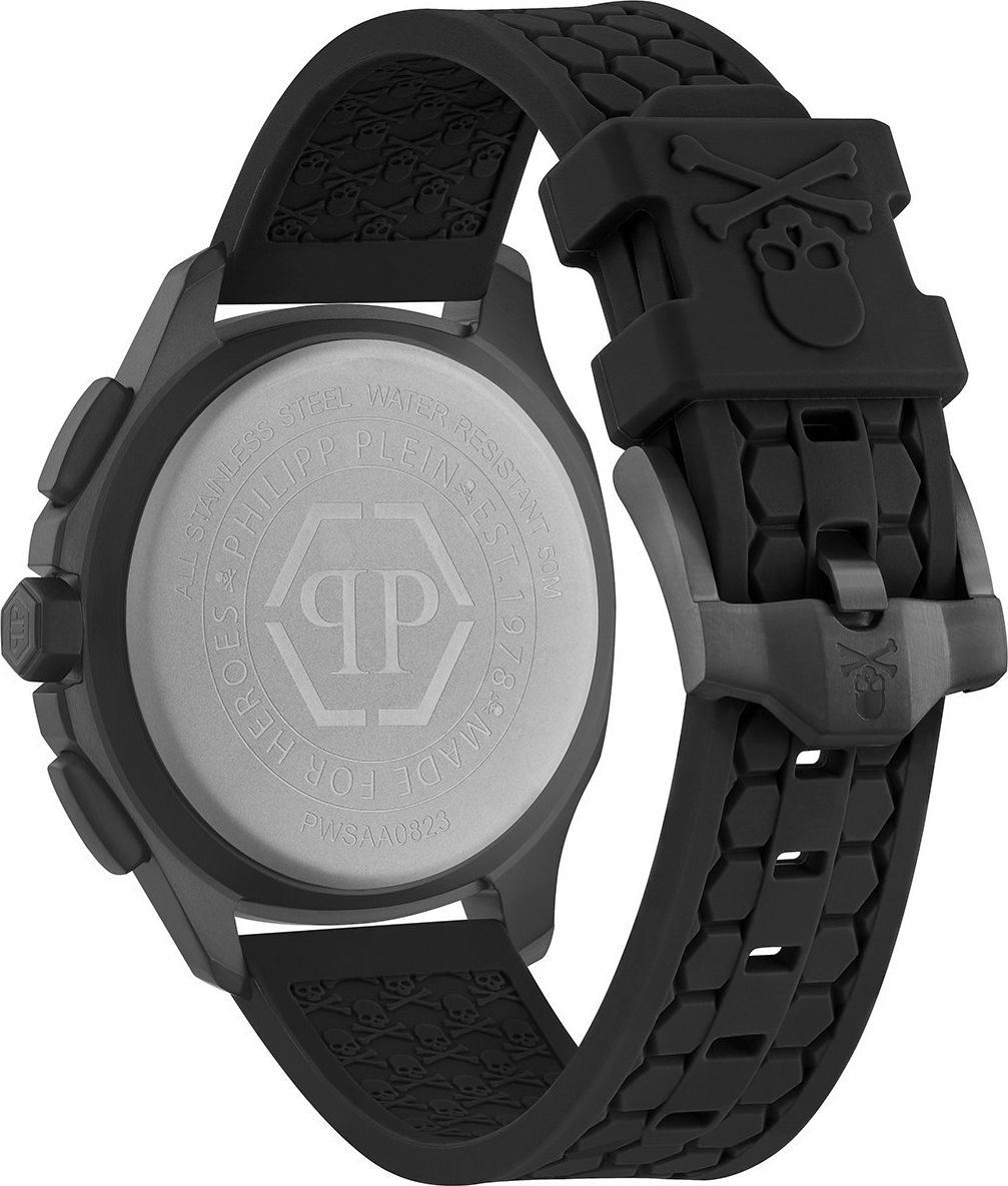 Philipp Plein $pectre Chrono PWSAA0823 horloge 44 mm Zwart
