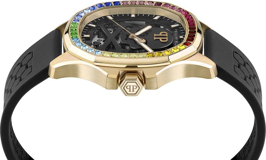 Philipp Plein $keleton $pectre PWRAA0523 horloge 42 mm Zwart