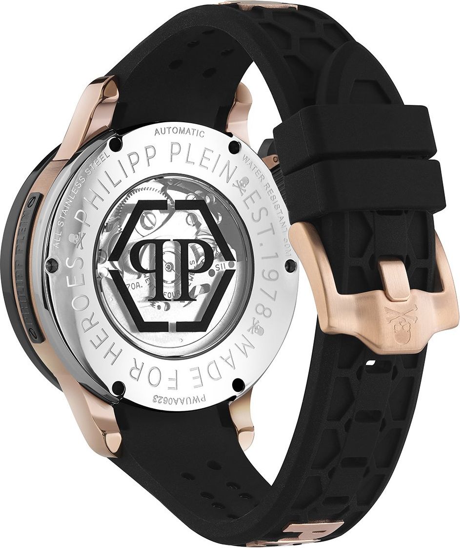 Philipp Plein PWUAA0623 Hyper Sport automatisch horloge Zwart