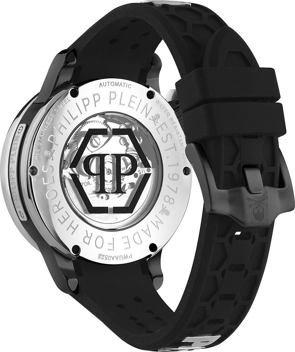 Philipp Plein PWUAA0523 Hyper Sport automatisch horloge Zwart
