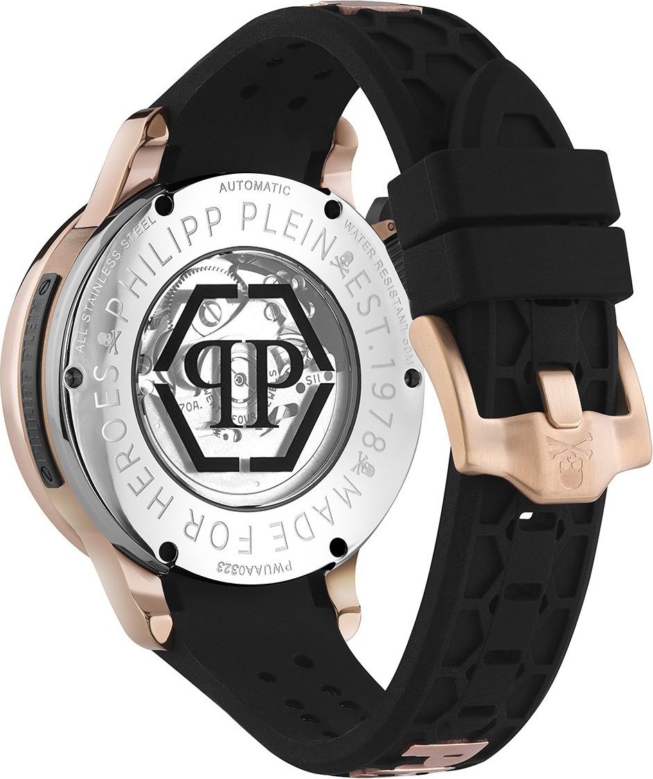 Philipp Plein PWUAA0323 Hyper Sport automatisch horloge Zwart