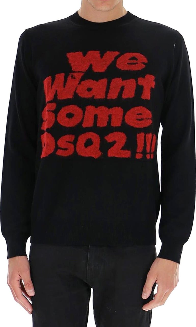 Dsquared2 Dsquared2 Logo Sweater Zwart
