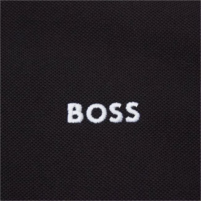 Hugo Boss Boss Heren Polo Zwart 50469055/001 PADDY Zwart
