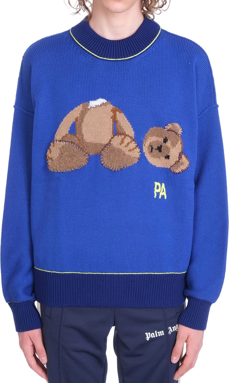 Palm Angels Palm Angels Toy Bear Sweatshirt Blauw