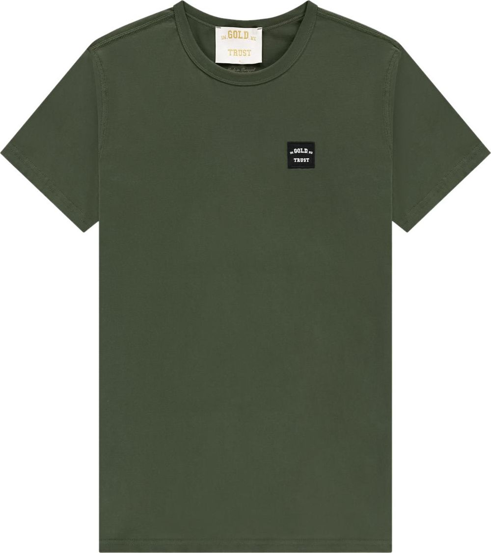 In Gold We Trust The Lock Shortsleeve Forest Night Groen