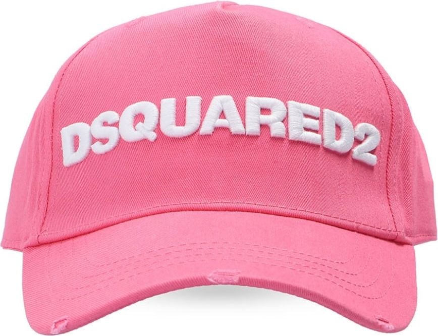 Dsquared2 Embroidered Logo Baseball Cap Roze