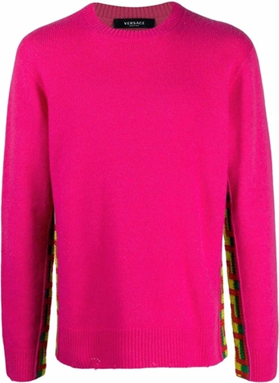 Versace Versace Greca Wool Sweater Roze