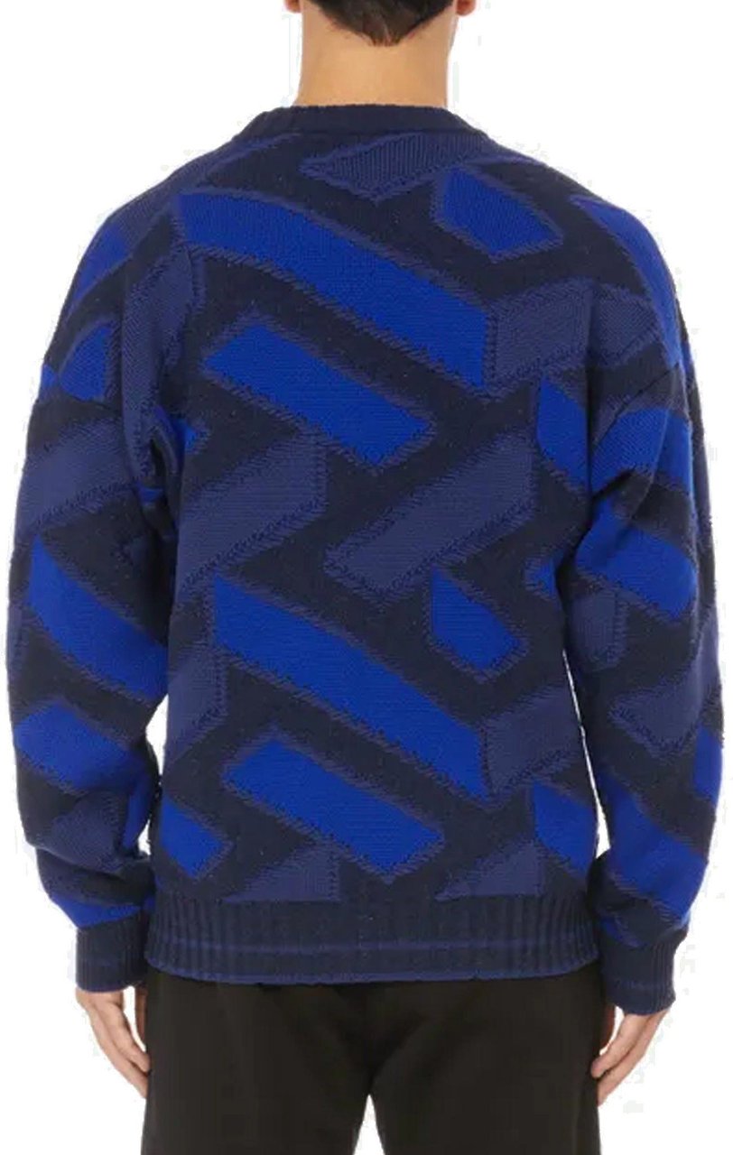 Versace Versace Logo Sweater Blauw