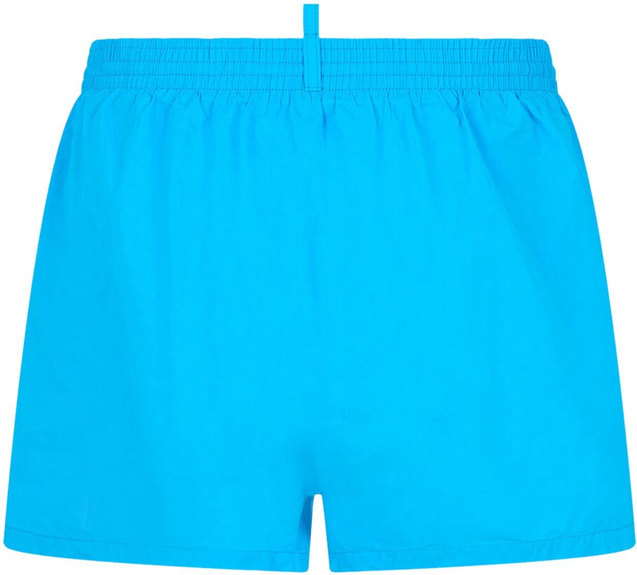 Dsquared2 Vertical Name Swimshort Blue Yellow Blauw