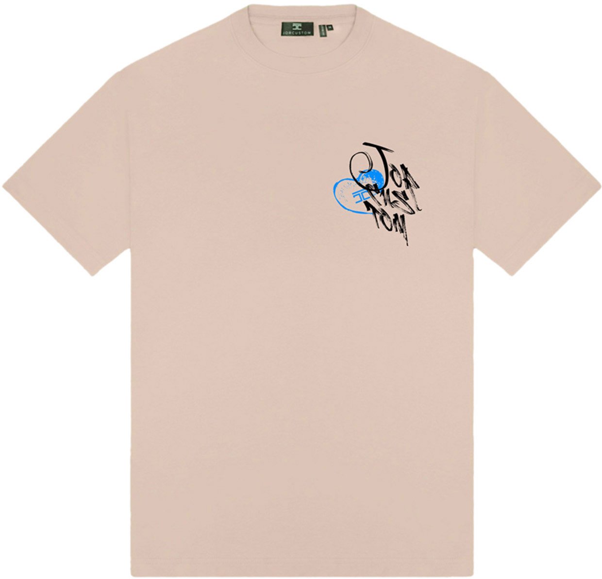 JORCUSTOM LoveAngel Loose Fit Tee Sand Beige