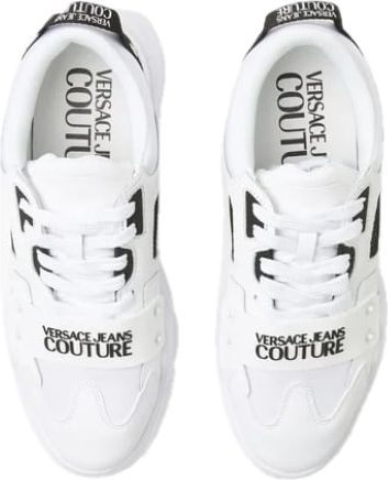 Versace Jeans Couture Speedtrack Logo Sneakers Wit Wit