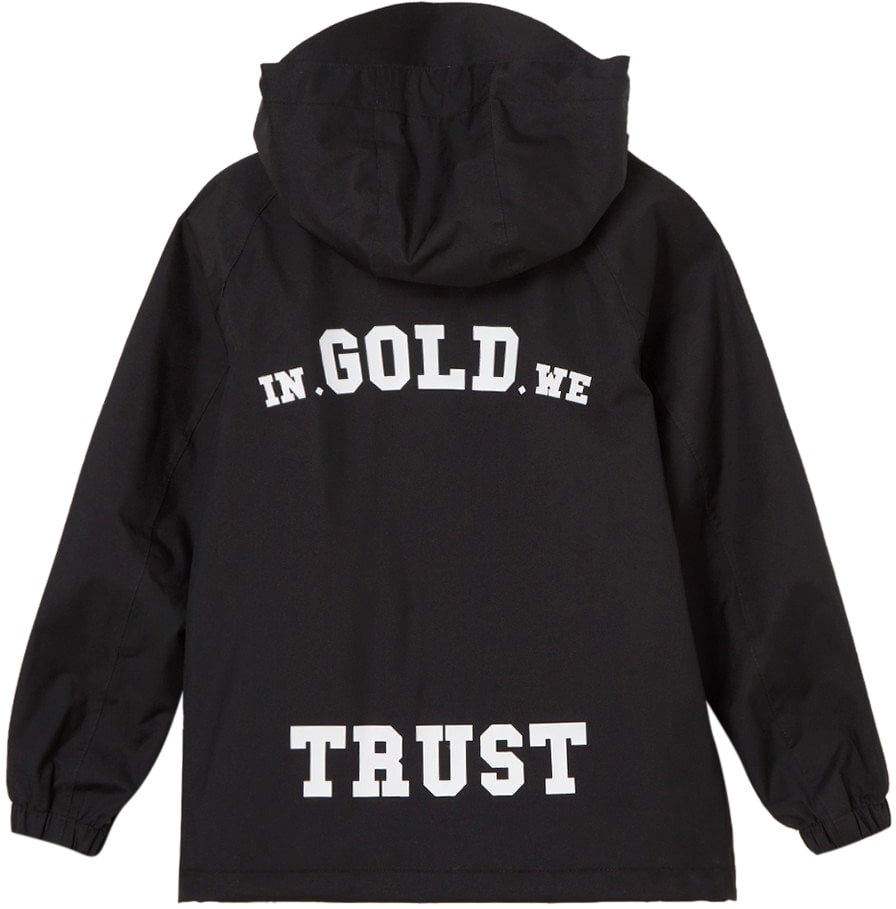 In Gold We Trust KIDS The Umbrella Jacket Zwart Zwart