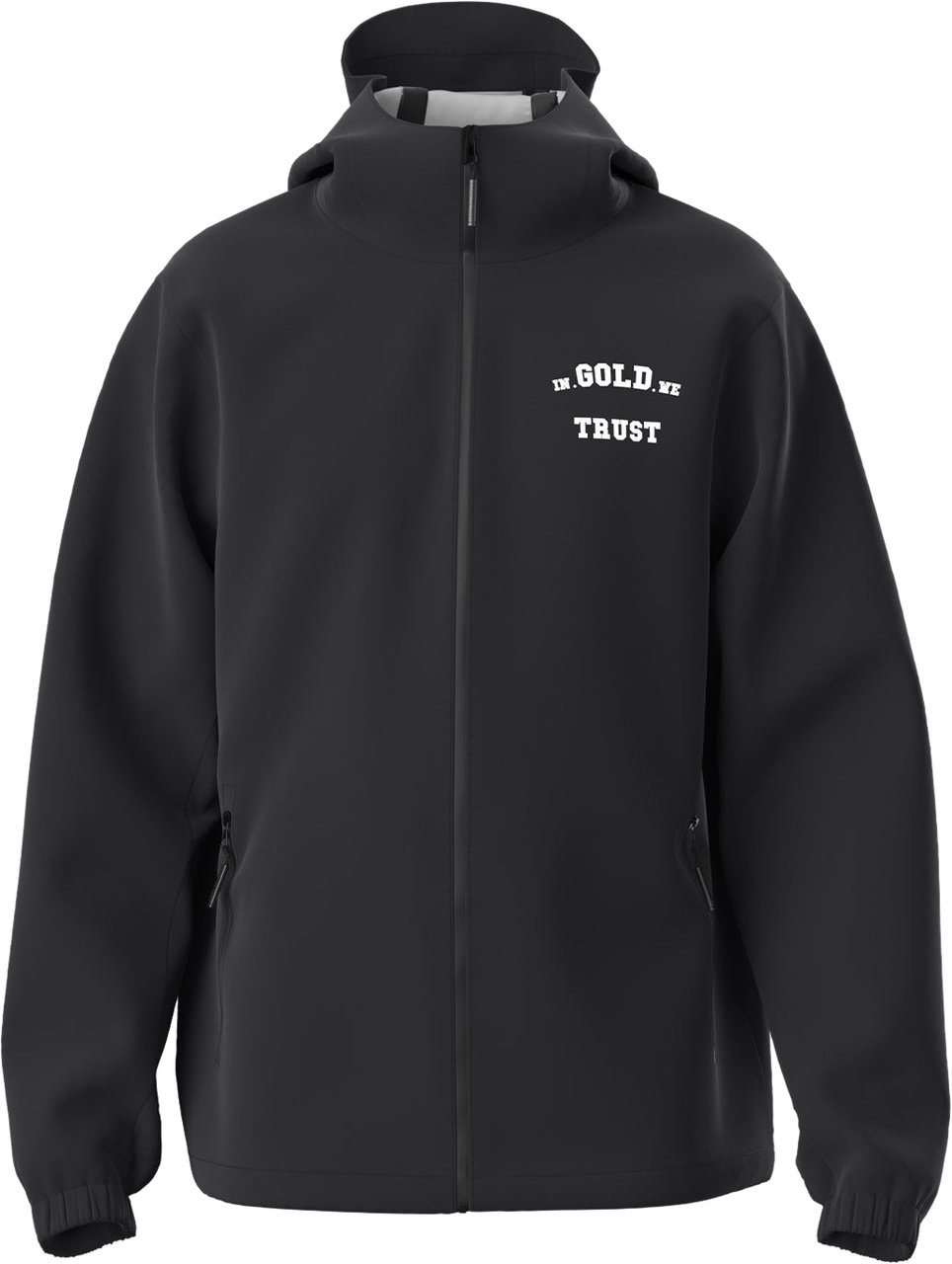 In Gold We Trust KIDS The Umbrella Jacket Zwart Zwart